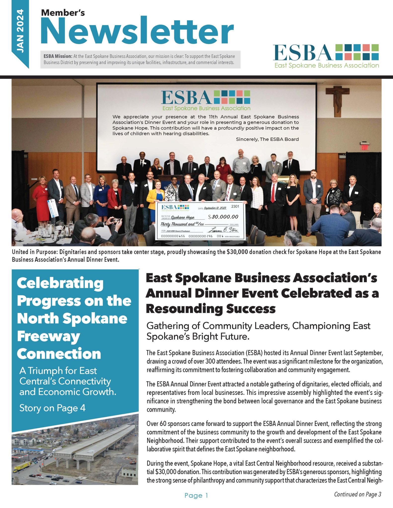 JANUARY 2024 ESBA Newsletter_Cover